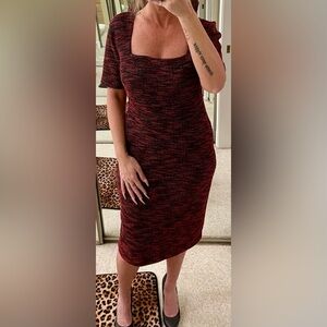 ANN TAYLOR red tweed dress in size 4​​